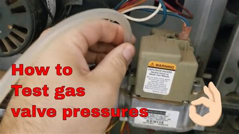 natural gas valve pressure test